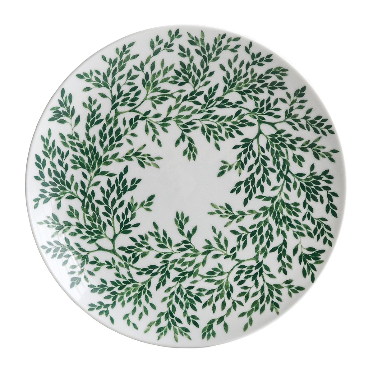 Götefors Porslin Botanica Myrten small plate Ø21 Green