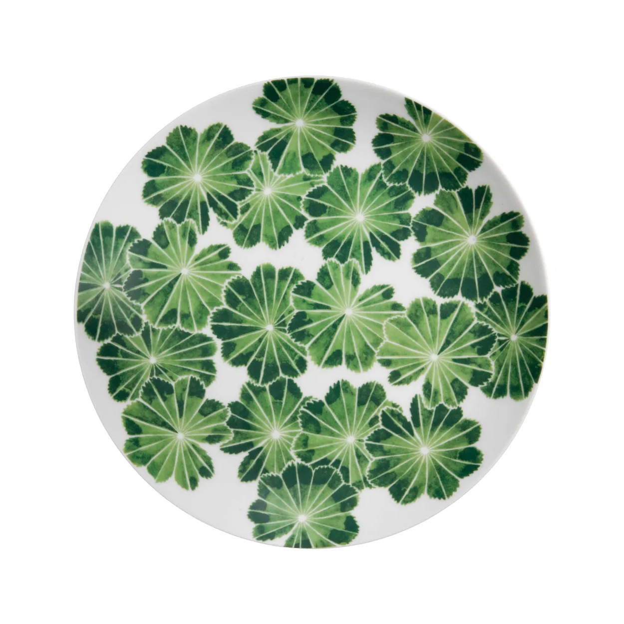 Götefors Porslin Lady's mantle small plate green | Scandinavian Design | Small plates & side plates | Green
