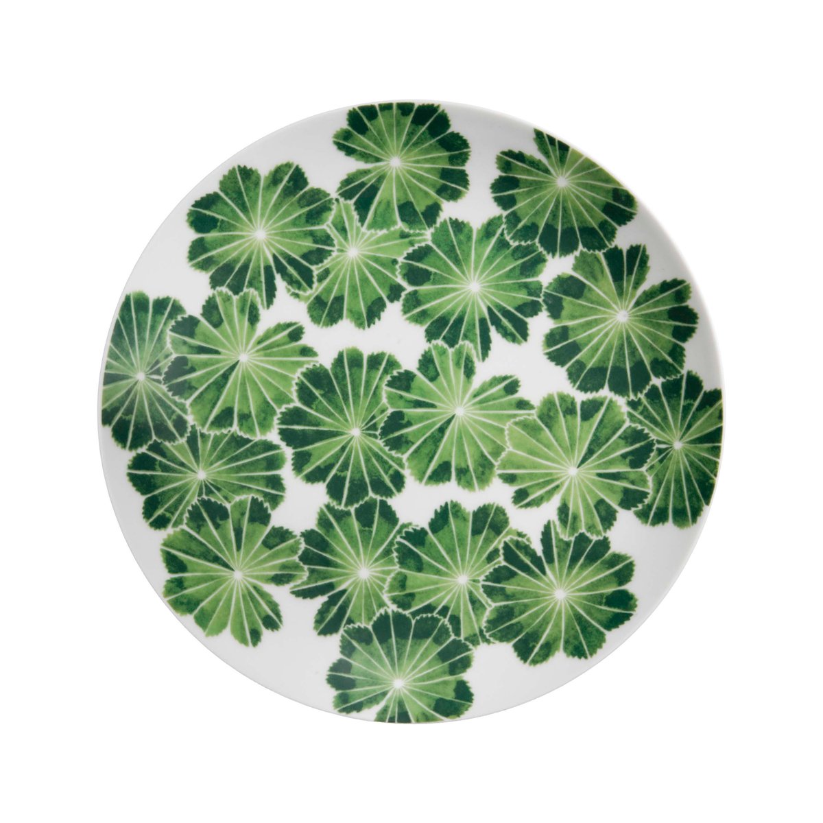 Götefors Porslin Lady"s mantle small plate green