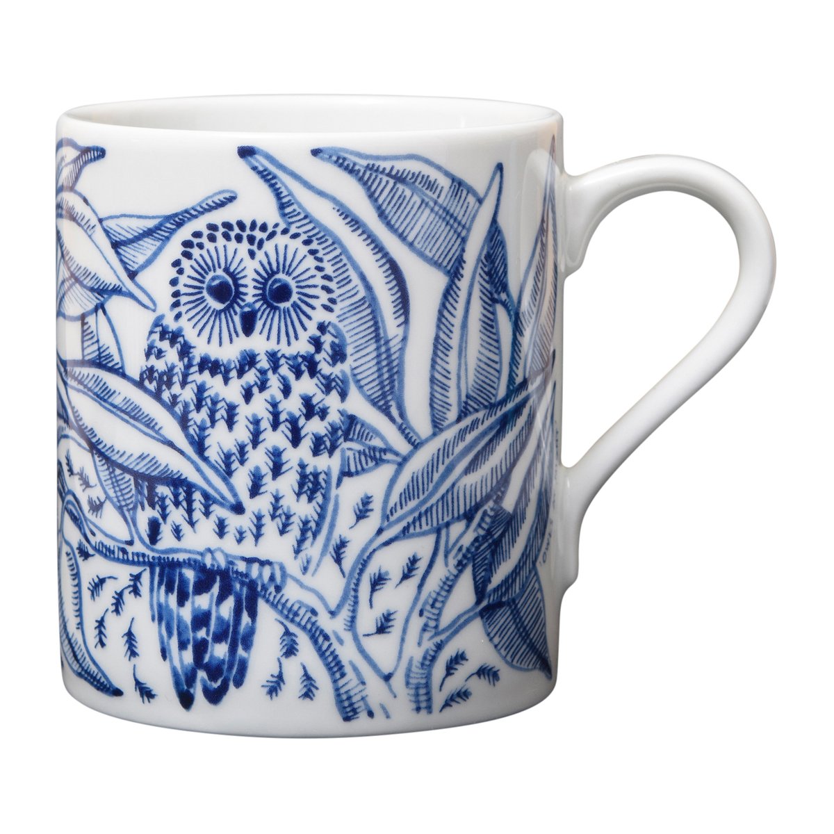 Götefors Porslin Owls at night mug 35 cl Multi