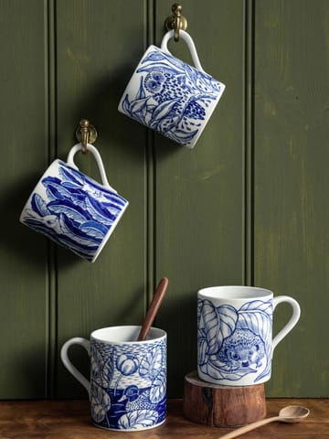 Owls at night mug 35 cl - Multi - Götefors Porslin
