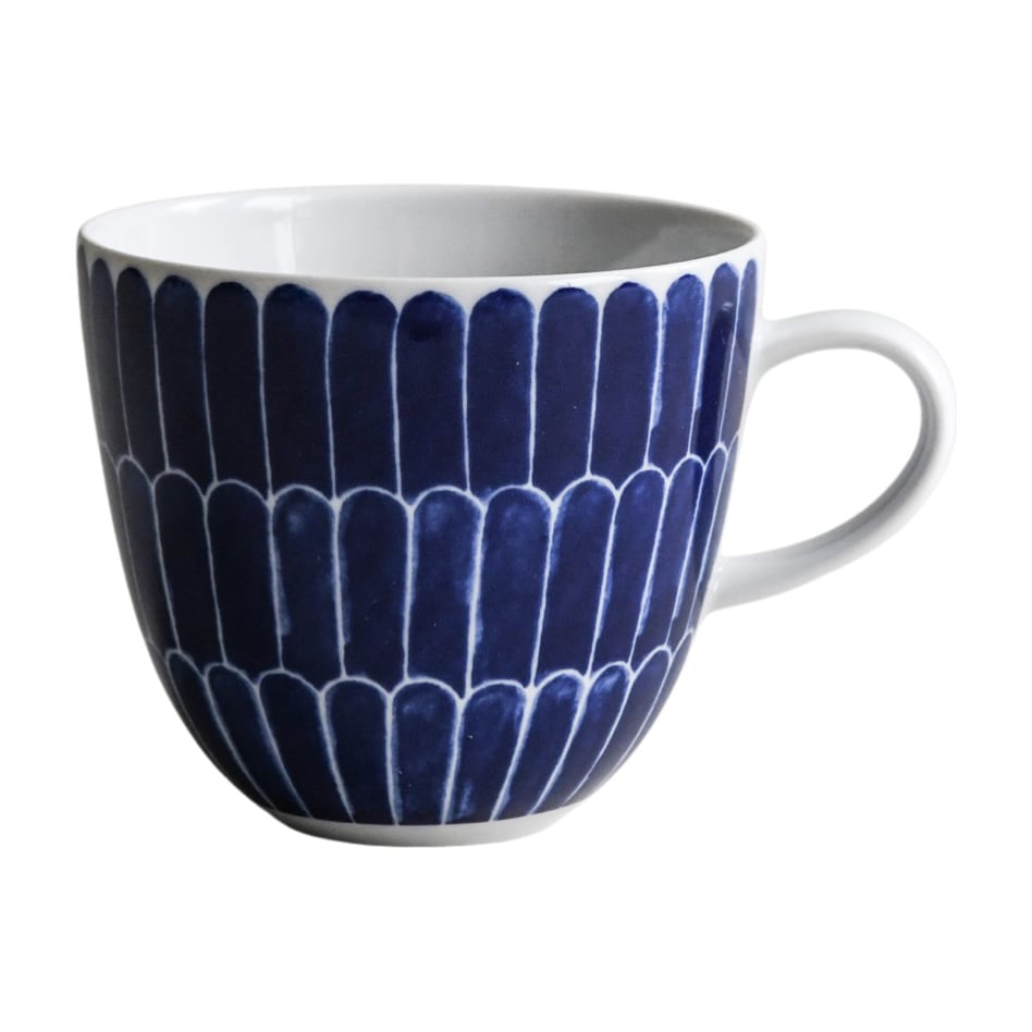 Götefors Porslin Selma mug feather blue 41cl
