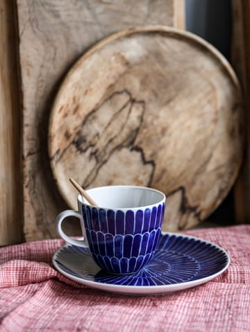 Selma mug feather blue - 41cl - Götefors Porslin