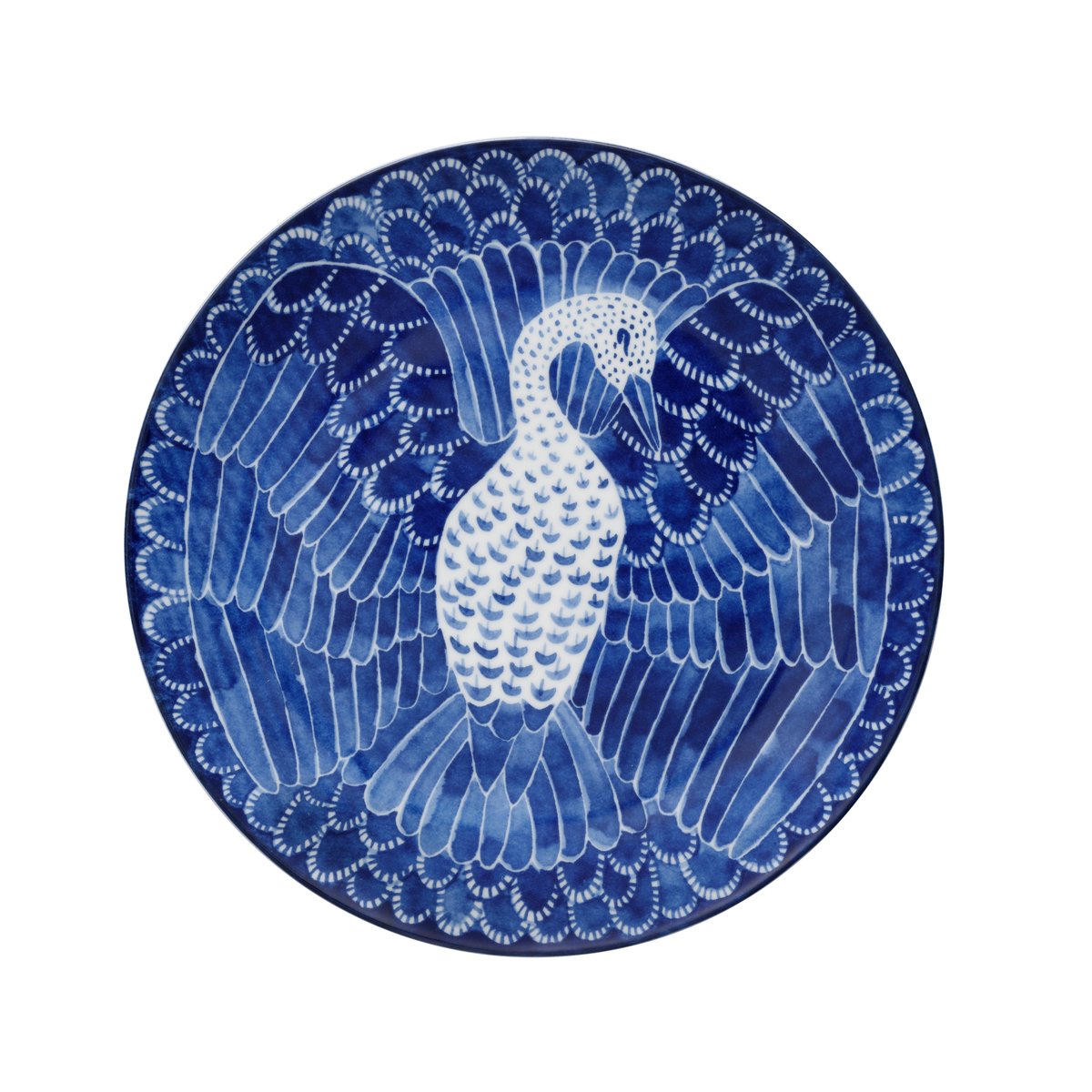 Götefors Porslin Selma plate bird Ø 21 cm 21 cm