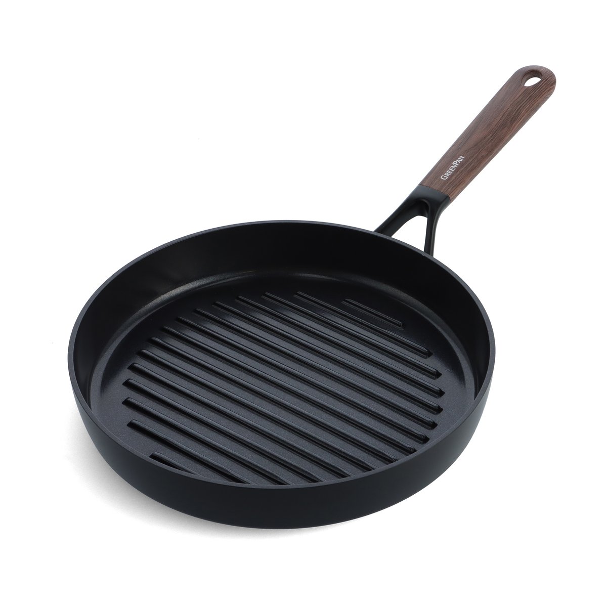 GreenPan Eco Smartshape griddle pan 28 cm Dark wood