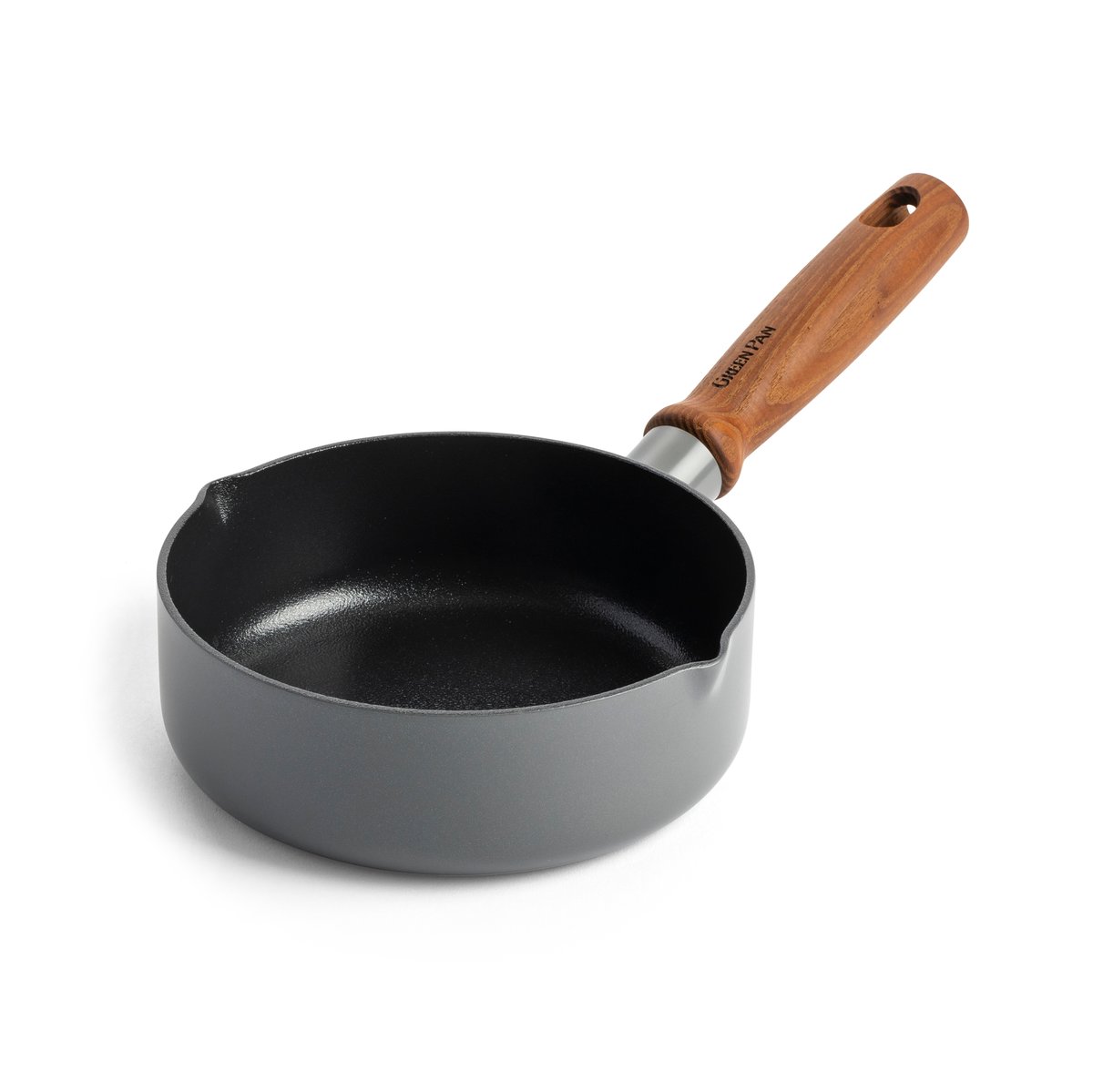 GreenPan Mayflower Pro saucepan 16 cm | Scandinavian Design | Saucepans | Grey