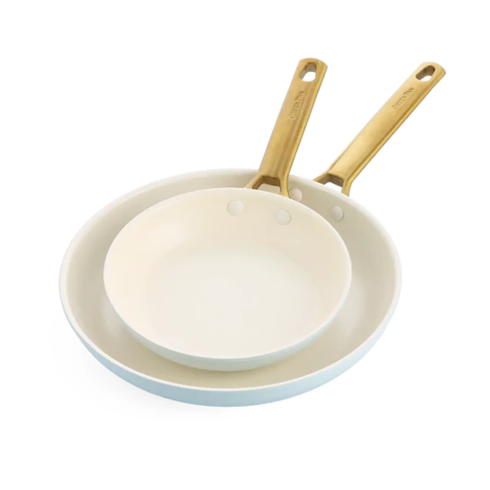 Padova frying pan set 20 + 26 cm, Light blue GreenPan