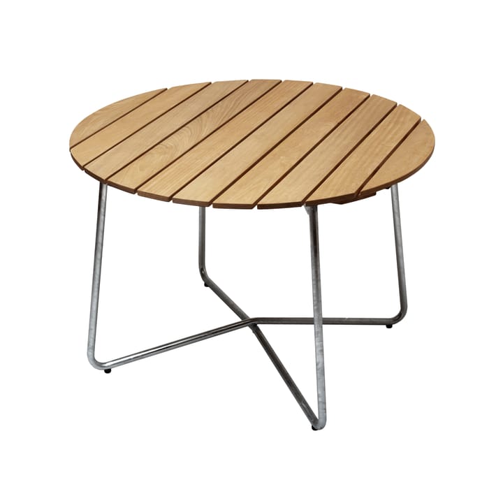 9A dining table - Oiled oak Ø100 cm - Grythyttan Stålmöbler