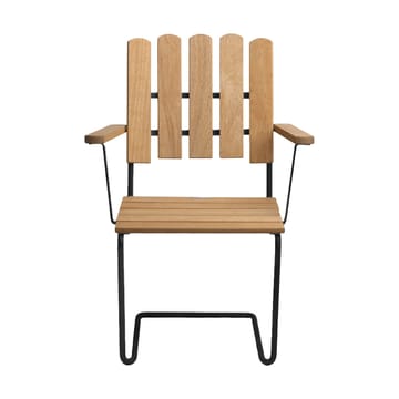 A2 armchair - Oiled oak-black - Grythyttan Stålmöbler