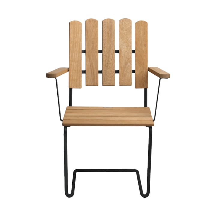 A2 armchair, Oiled oak-black Grythyttan Stålmöbler