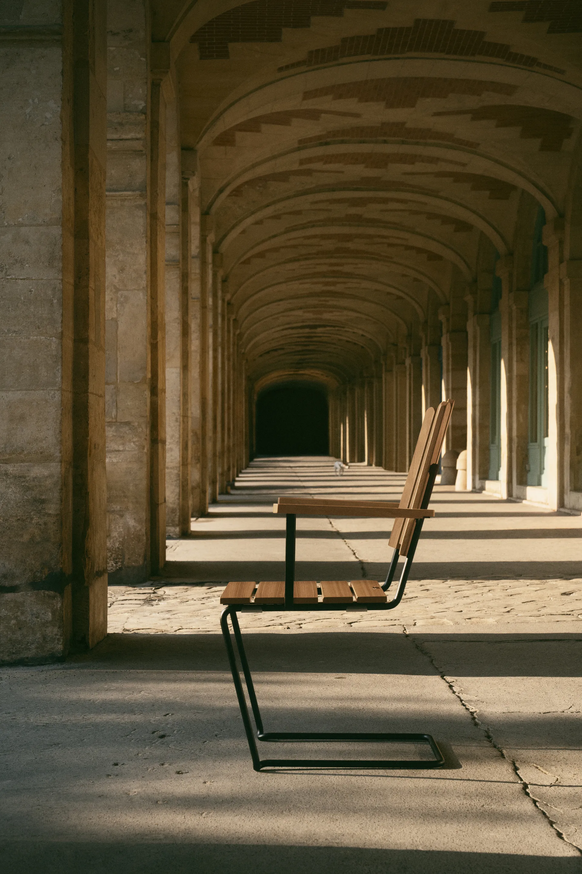 A2 armchair, Oiled pine-green Grythyttan Stålmöbler