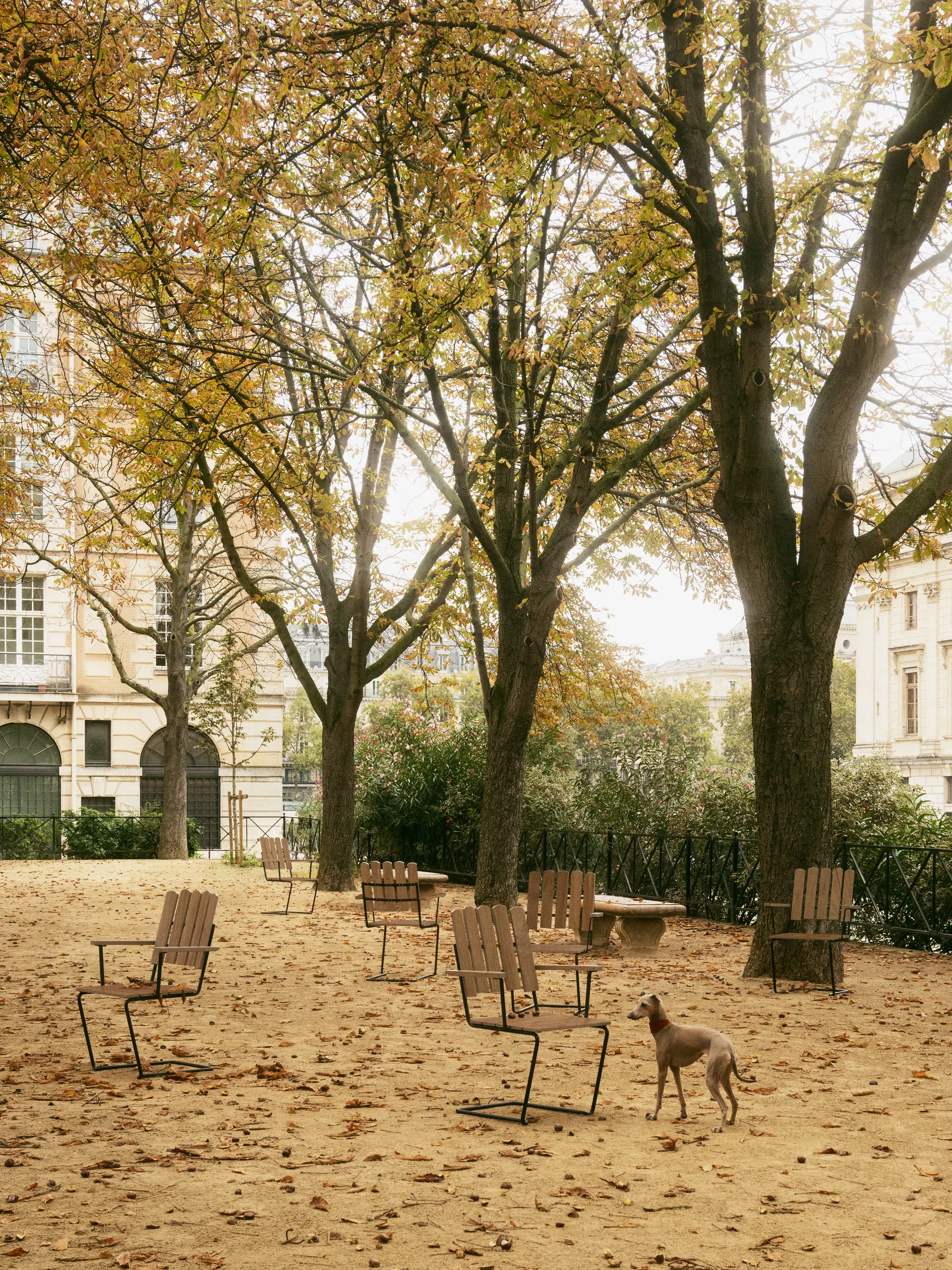 A2 armchair, Untreated teak-black Grythyttan Stålmöbler