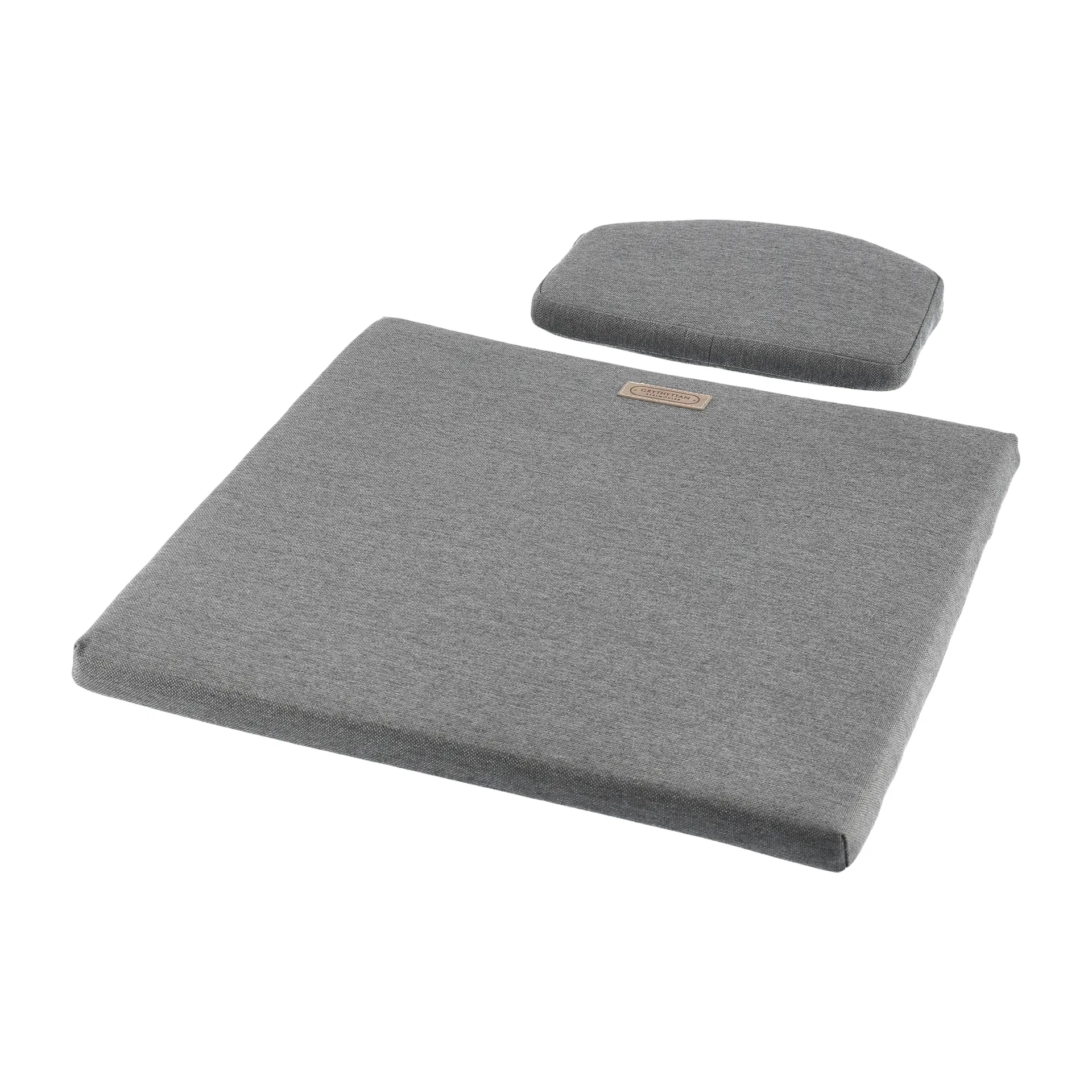 A3 cushion set neck/seat cushion, Sunbrella grey Grythyttan Stålmöbler