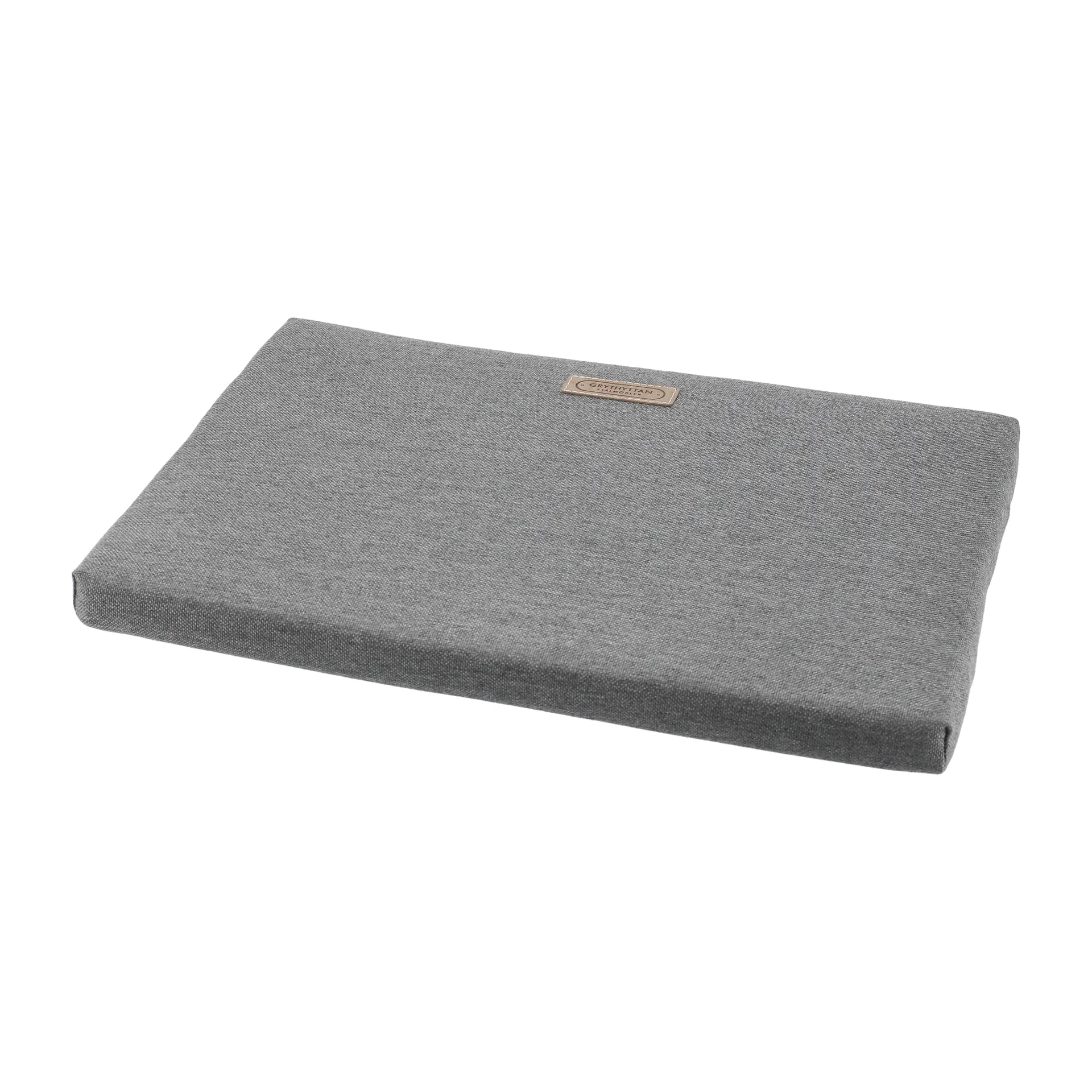 A3 seat pad for table/footstool, Sunbrella grey Grythyttan Stålmöbler