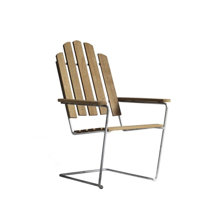 A3 sun chair - Oak oil-hot-dip galvanized stand - Grythyttan Stålmöbler