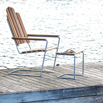 A3 sun chair - Oak oil-hot-dip galvanized stand - Grythyttan Stålmöbler