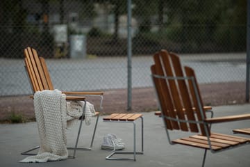 A3 sun chair - Teak-hot-dip galvanized stand - Grythyttan Stålmöbler