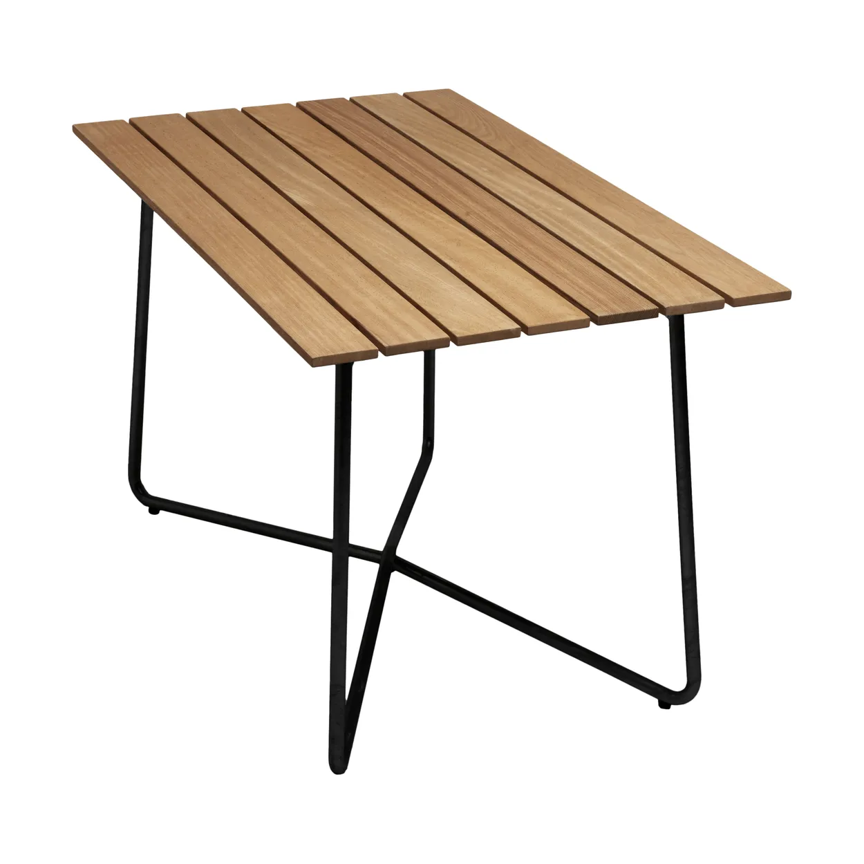 Grythyttan Stålmöbler B25A table Oiled oak-black | Scandinavian Design | Garden tables | Beige