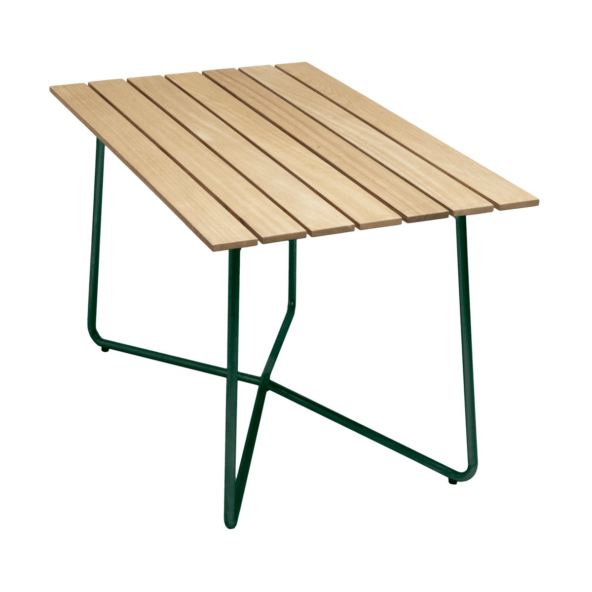 Grythyttan Stålmöbler B25A table Oiled pine-green | Scandinavian Design | Garden tables | Beige