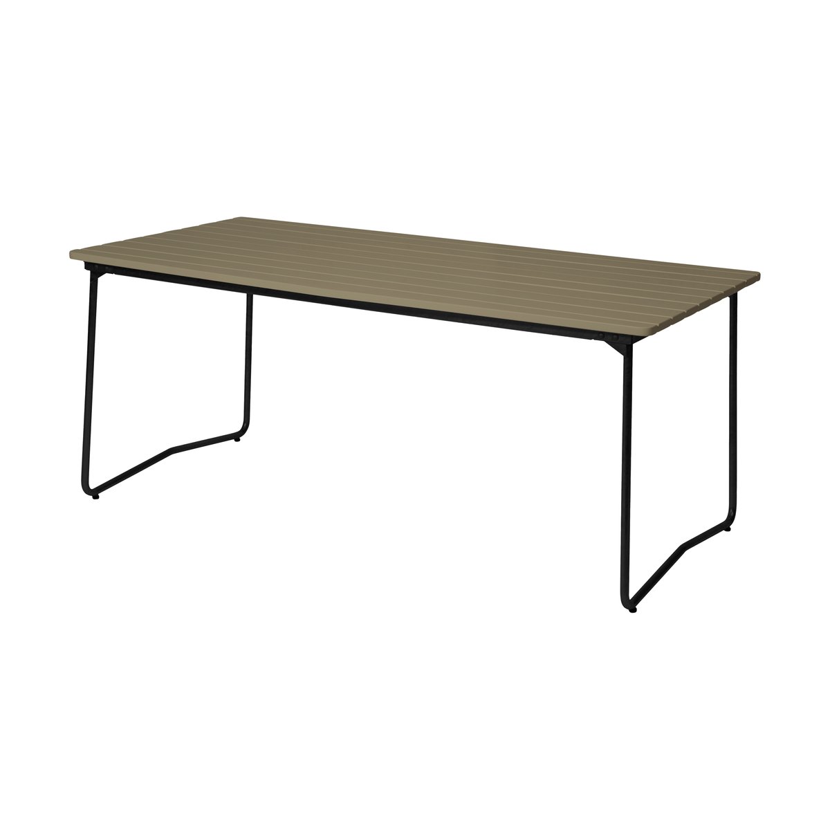 Grythyttan Stålmöbler B31 170 dining table Light green oak-black