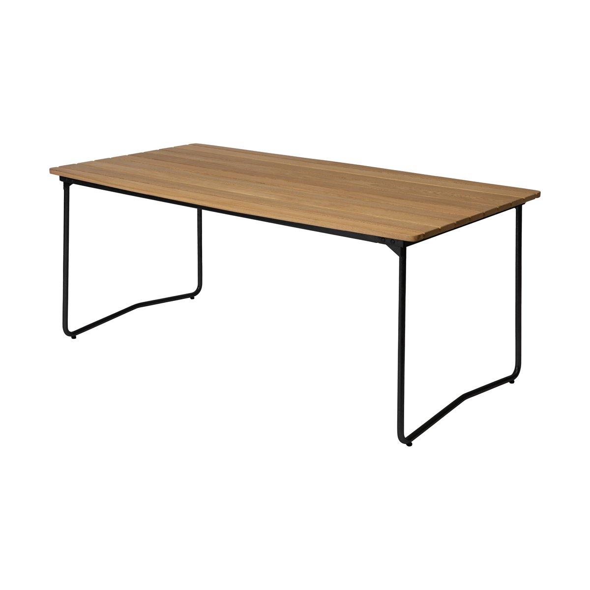 Grythyttan Stålmöbler B31 170 dining table Oiled oak-black