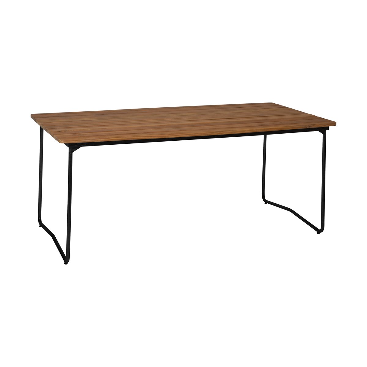 Grythyttan Stålmöbler B31 170 dining table Untreated teak-black