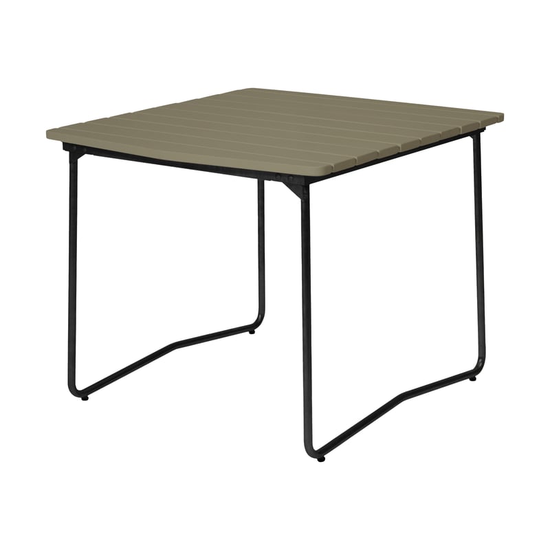 Grythyttan Stålmöbler B31 84 dining table Light green oak-black