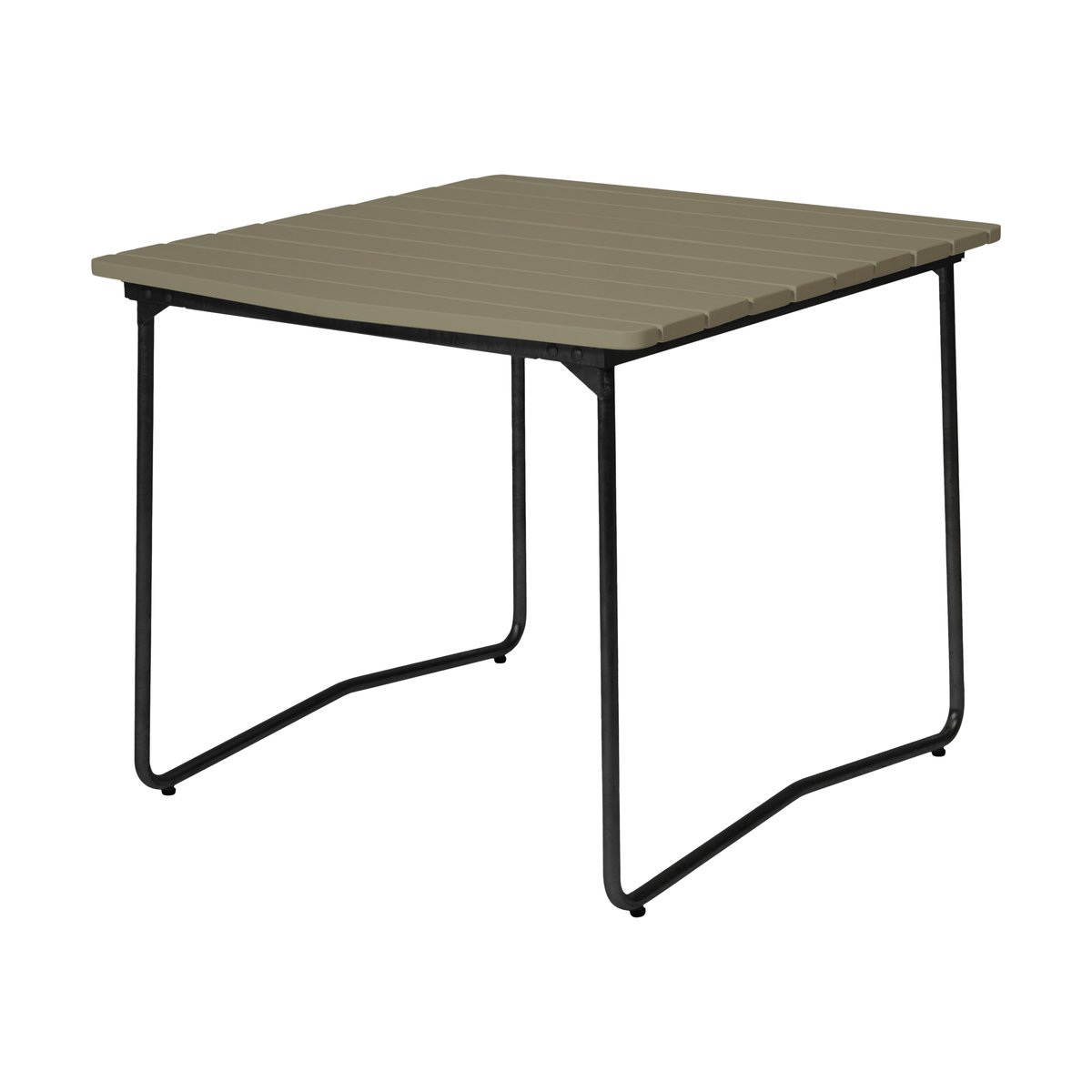Grythyttan Stålmöbler B31 84 dining table Light green oak-black