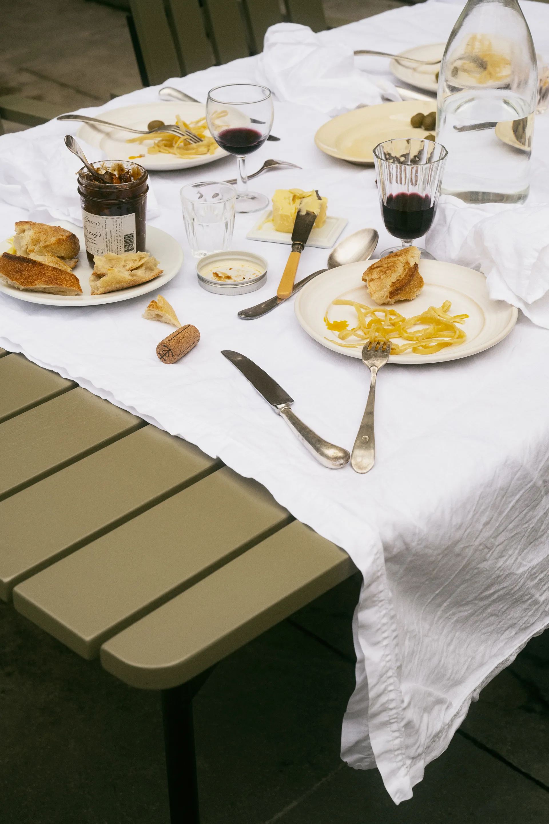 B31 dining table, Light green oak-black Grythyttan Stålmöbler