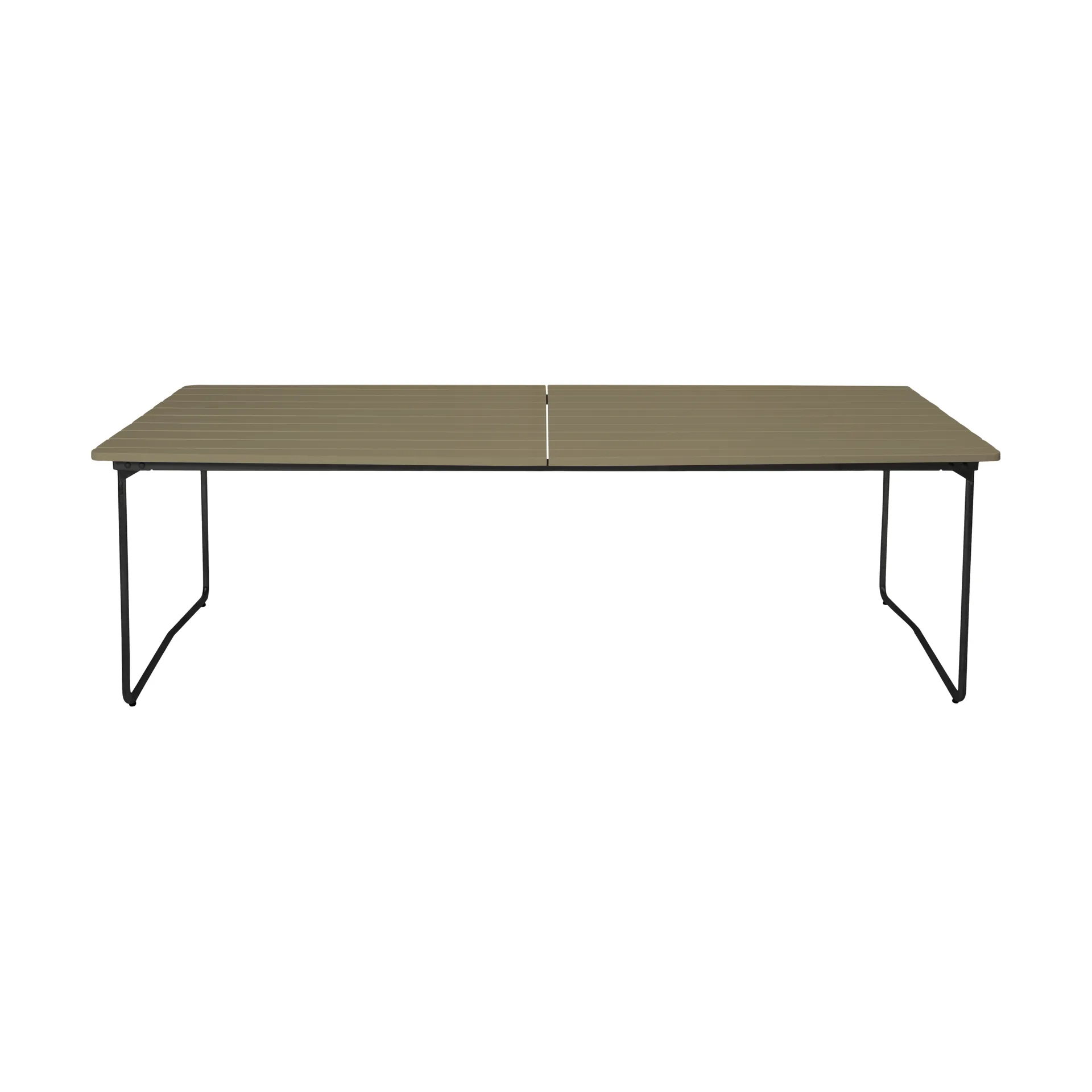 B31 dining table, Light green oak-black Grythyttan Stålmöbler
