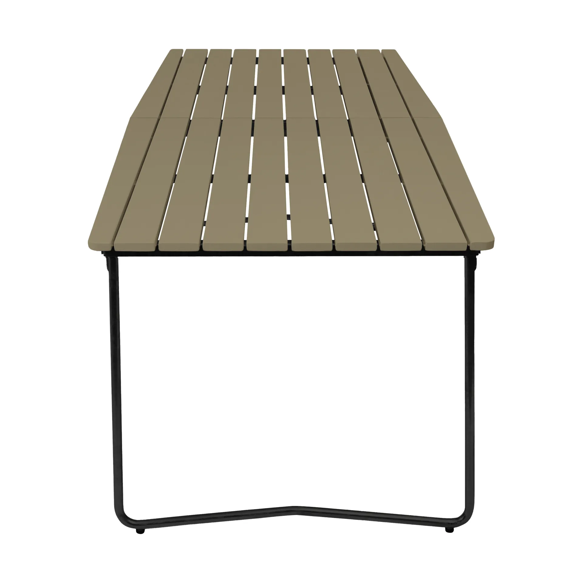 B31 dining table, Light green oak-black Grythyttan Stålmöbler