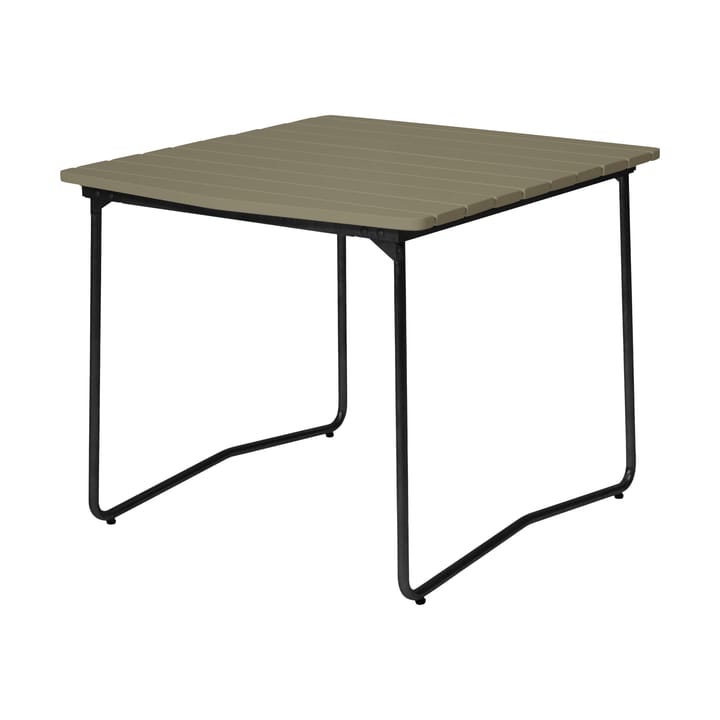 B31 dining table, Light green oak-black Grythyttan Stålmöbler