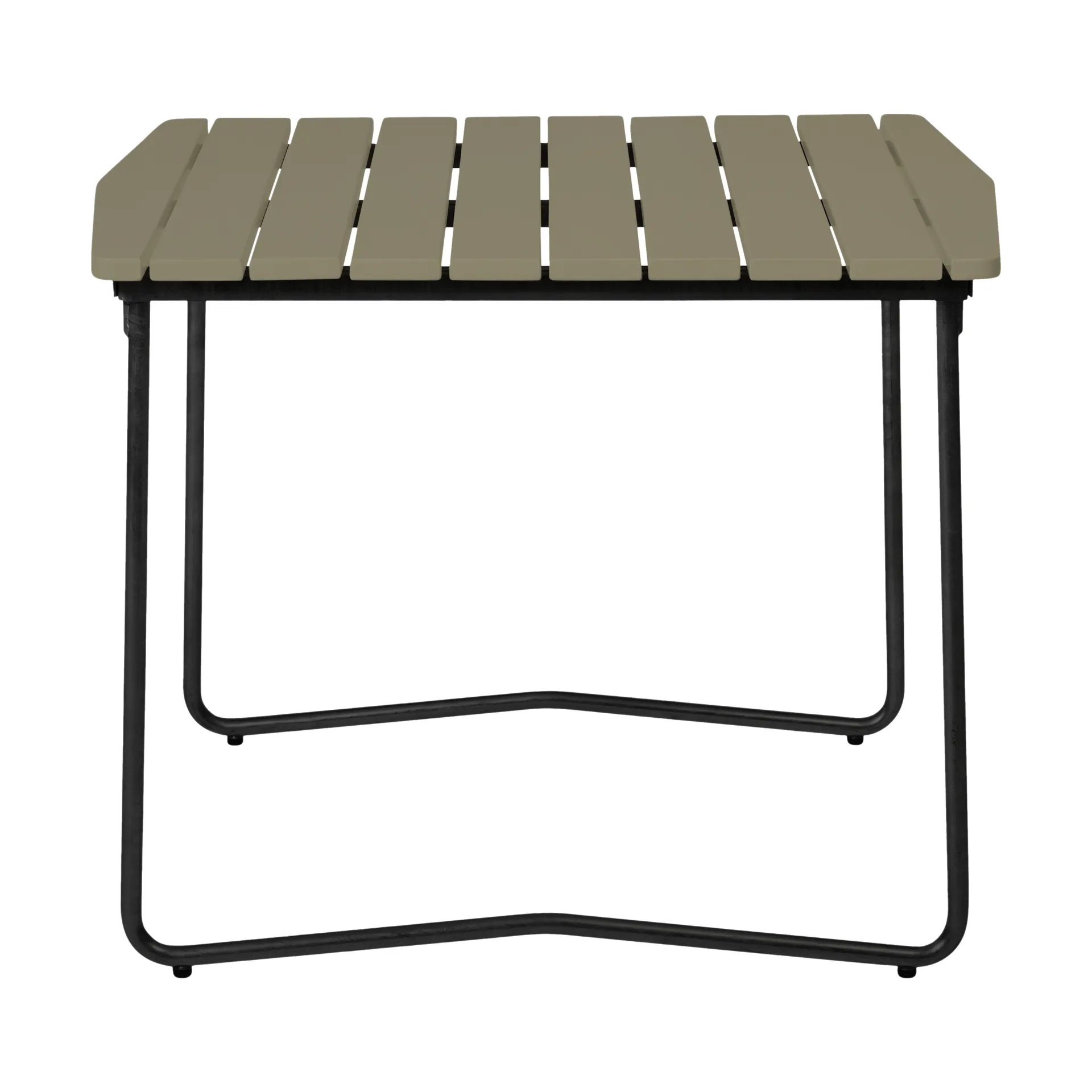 B31 dining table, Light green oak-black Grythyttan Stålmöbler