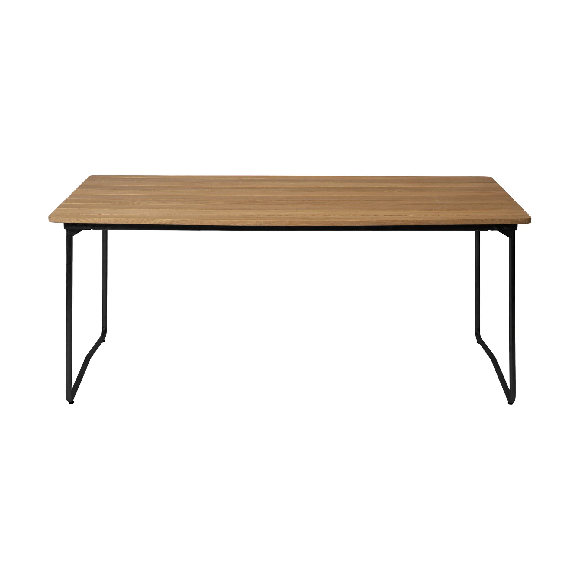 B31 dining table, Oiled oak-black Grythyttan Stålmöbler