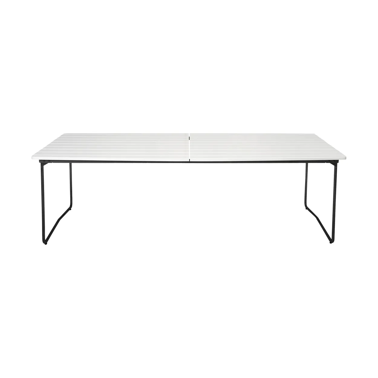 Grythyttan Stålmöbler B31 dining table White lacquered oak-black