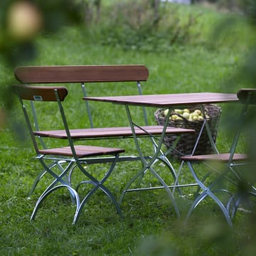 Bryggeri chair - Teak-hot-dip galvanized stand - Grythyttan Stålmöbler