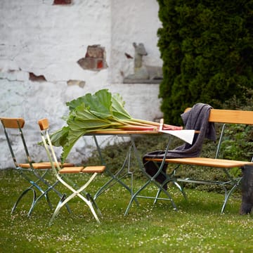 Bryggeri sofa - Teak-hot-dip galvanized stand - Grythyttan Stålmöbler