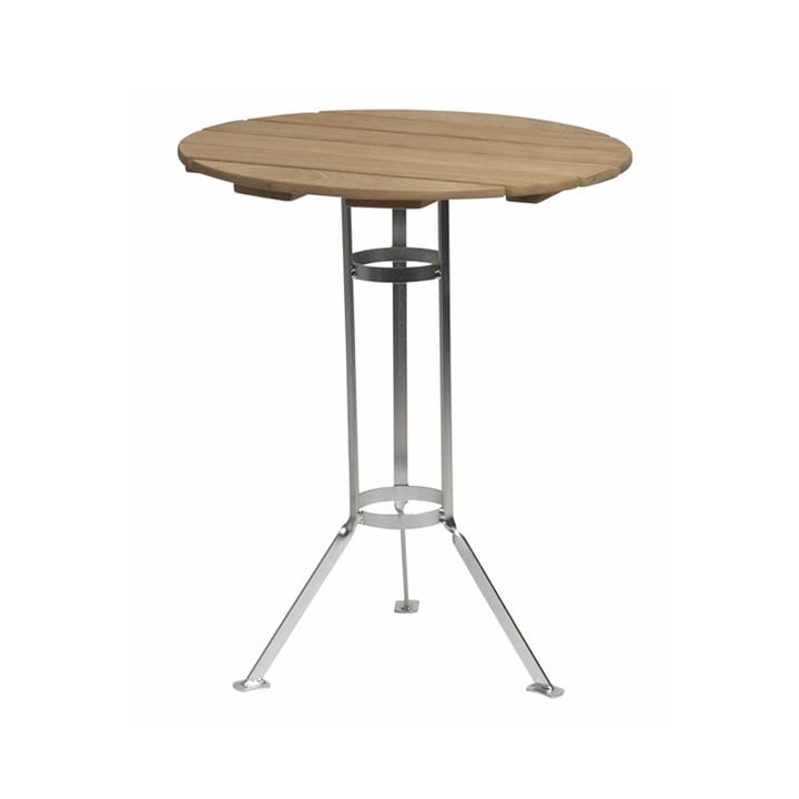 Bryggeri tripod table - Oak oil-hot-dip galvanized stand - Grythyttan Stålmöbler