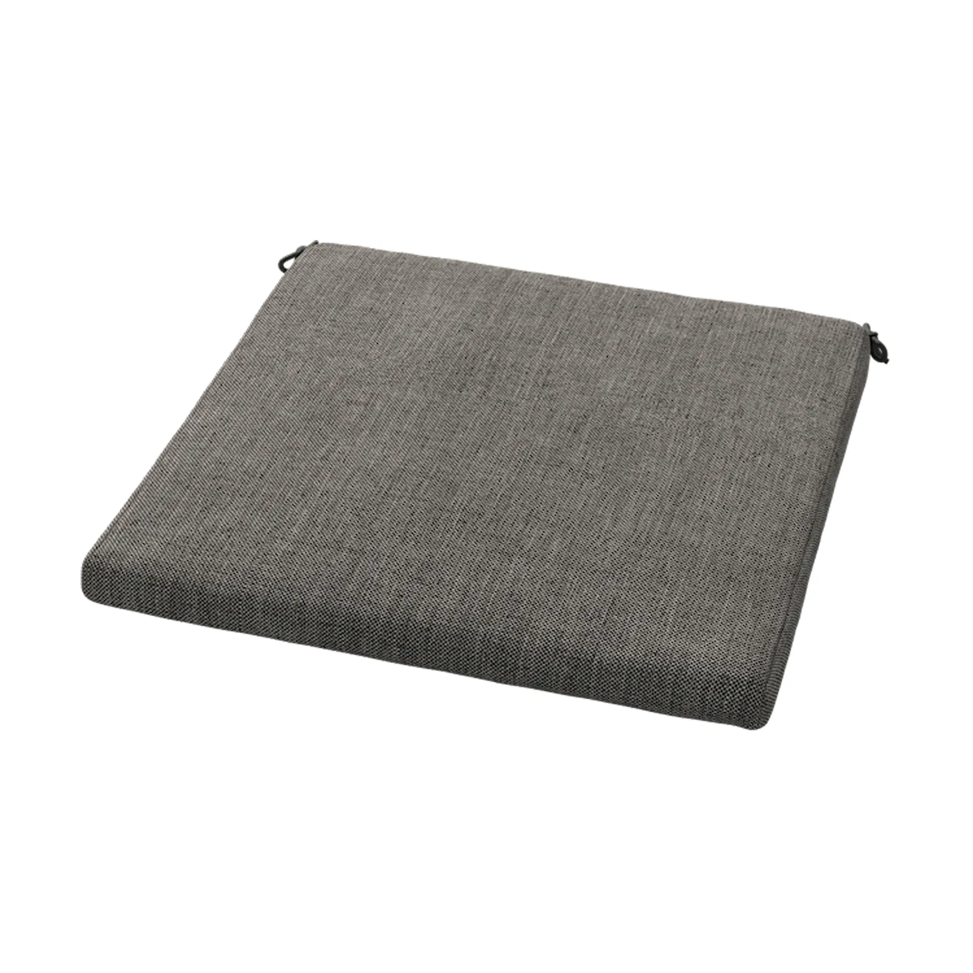 Chair 1 seat cushion, Black melange, 39x37 cm Grythyttan Stålmöbler