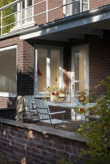 Grythyttan dining set white B31 170 cm + 6pcs A2 - undefined - Grythyttan Stålmöbler