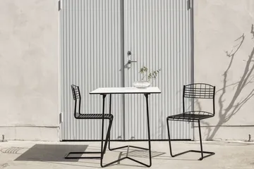 High Tech chair - Black glossy powder coating - Grythyttan Stålmöbler