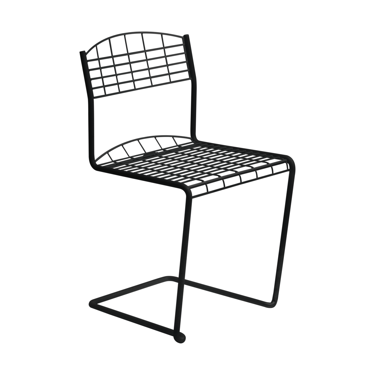 Grythyttan Stålmöbler High Tech chair Black | Scandinavian Design | Garden chairs | Black