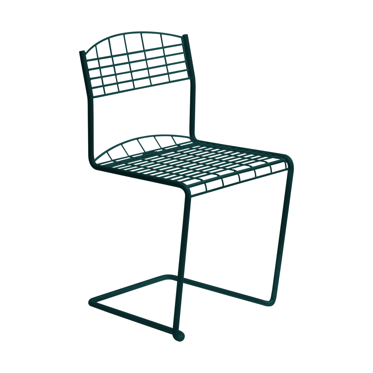 Grythyttan Stålmöbler High Tech chair Blue green