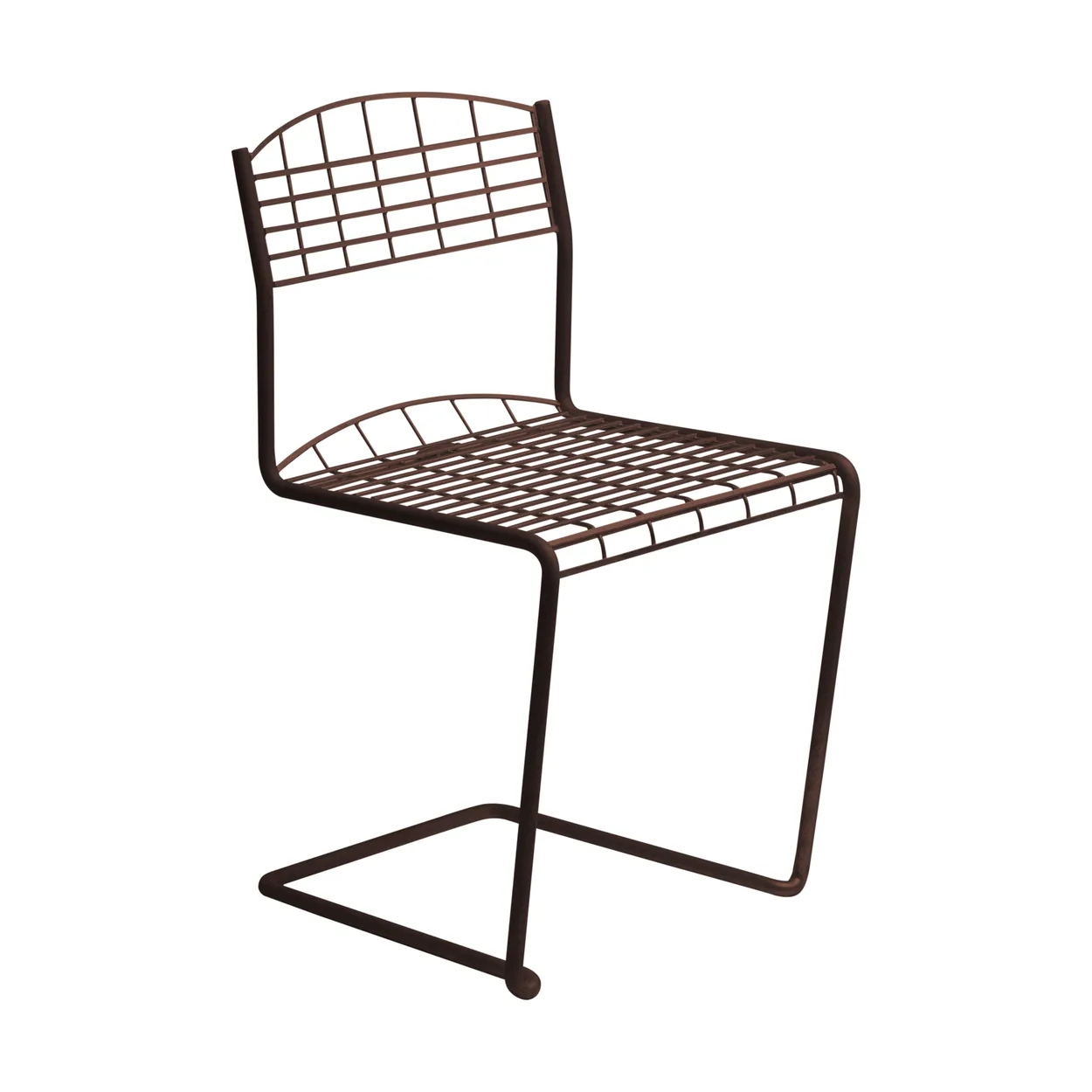 Grythyttan Stålmöbler High Tech chair Chestnut | Scandinavian Design | Garden chairs | Brown