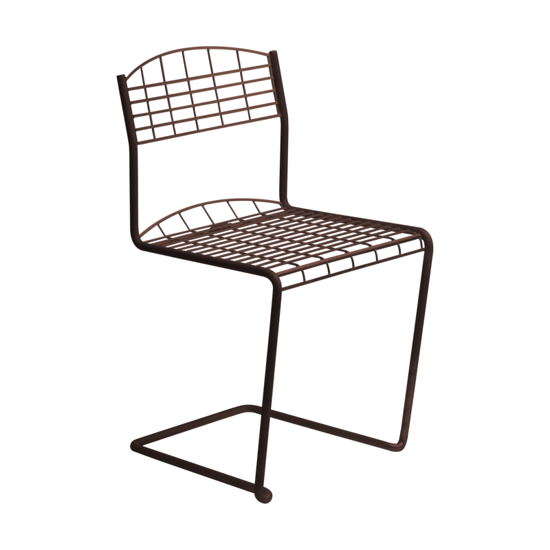 Grythyttan Stålmöbler High Tech chair Chestnut