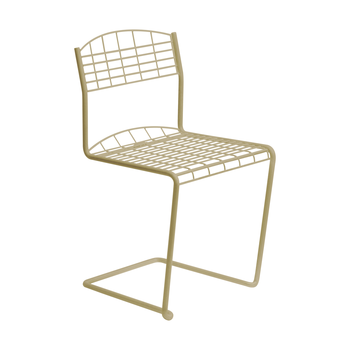 Grythyttan Stålmöbler High Tech chair Ivory