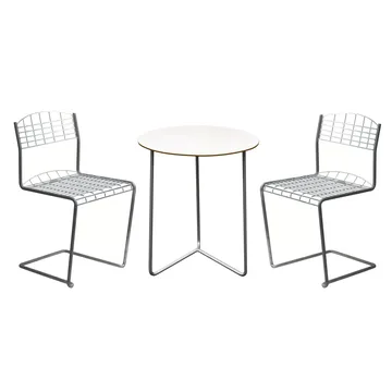High Tech dining set - Ø60 cm - undefined - Grythyttan Stålmöbler