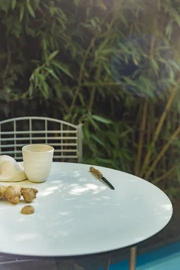 High Tech dining set - Ø60 cm - undefined - Grythyttan Stålmöbler