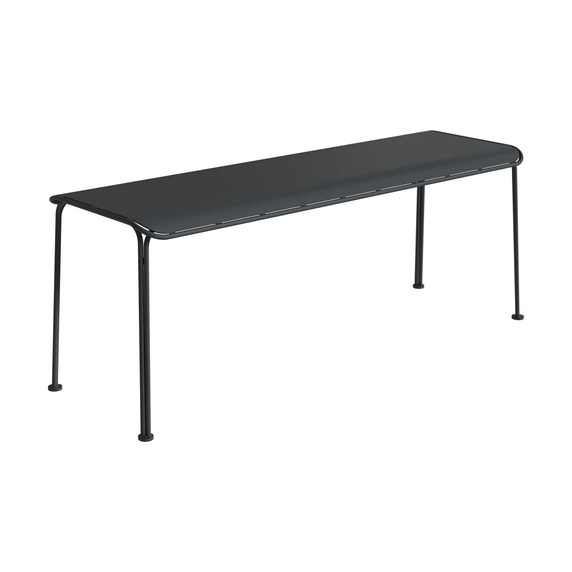 Libelle bench, Graphite gray, 120 cm Grythyttan Stålmöbler