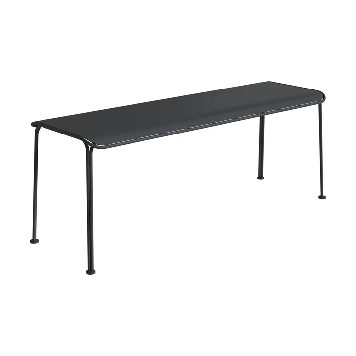 Libelle bench - Graphite gray, 120 cm - Grythyttan Stålmöbler